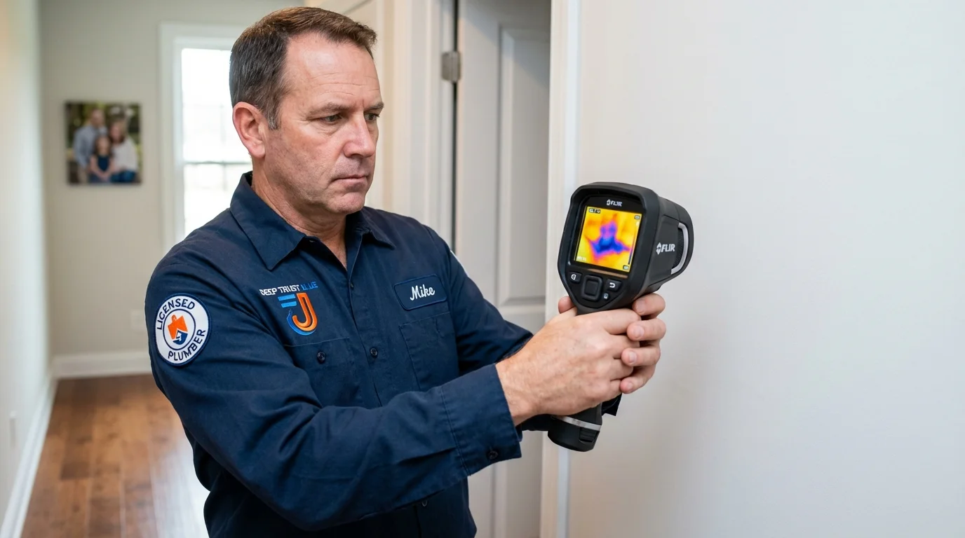 Thermal imaging leak detection by Johns Plumbing LLC in Massapequa Park